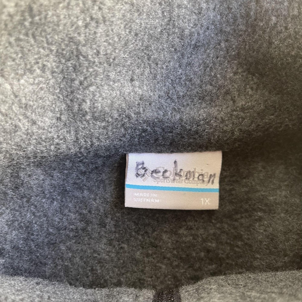 Columbia Fleece Jacket‎ Womens 1X Gray Full Zip Collared Casual Warm Outdoor - Picture 3 of 7